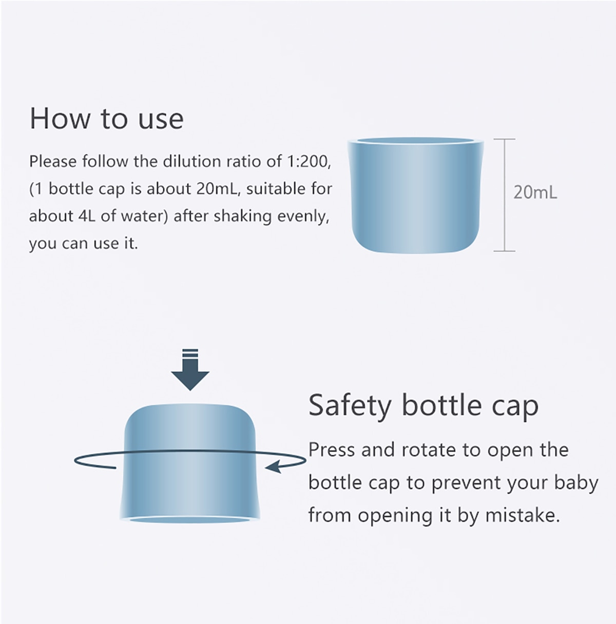 1L Original Roborock Accessories Floor Cleaning Liquid Suit for Roborock Dyad And Roborock S7,99.9% Antibacterial, Non-toxic