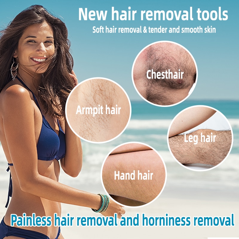 Crystal Hair Eraser Physical Painless Easy Cleaning Reusable Hair Remover Body Beauty Depilation Makeup b`rushes Epilators