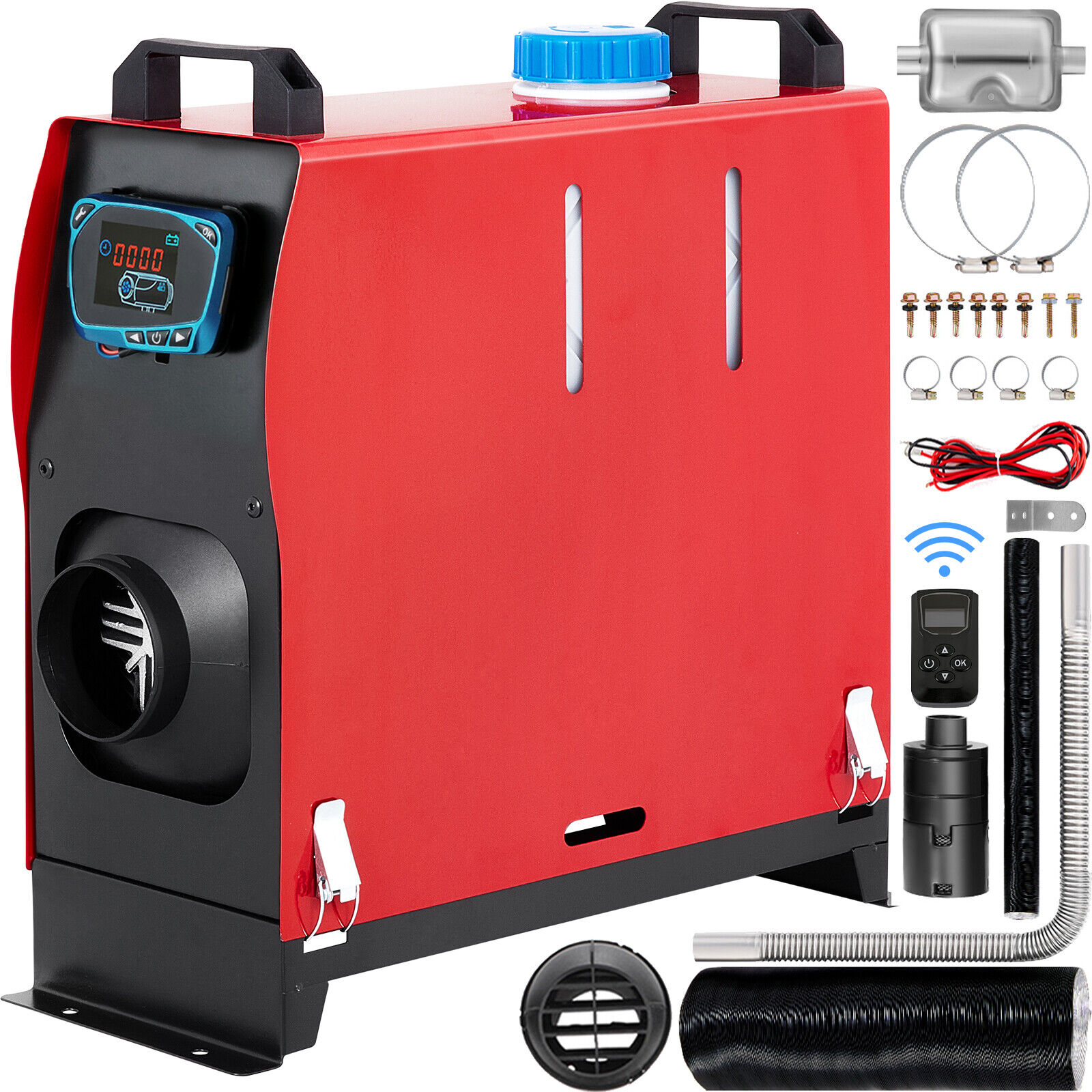 VEVOR Upgrade 8kw Diesel Air Heater Heating Machine All in One 12V Diesel Parking Heater for Car Bus Trailer RV