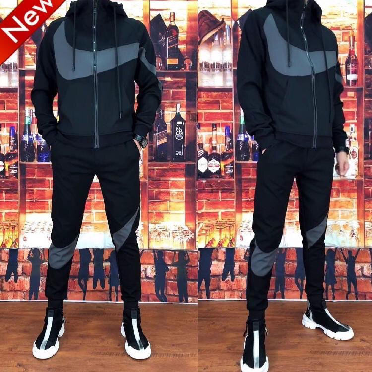 Men's suits autumn winter cotton clothes suit man sports fashion sweatshirt