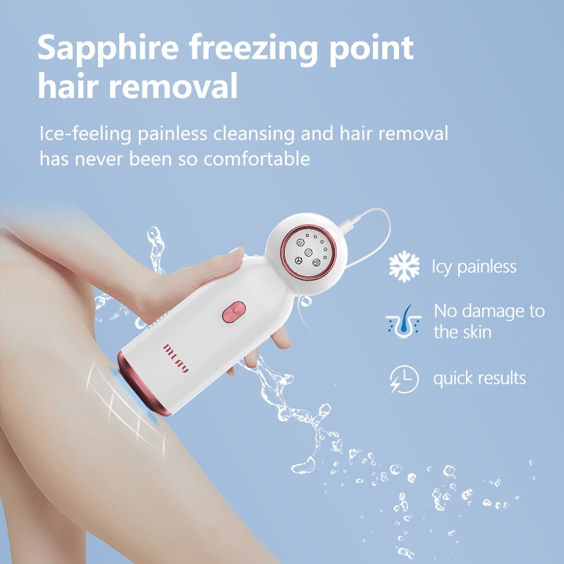 MLAY T10 Laser Hair Removal Ice Sapphire Painless Epilator Permanent IPL Hair Removal Device Home Use Laser Epilator Machine