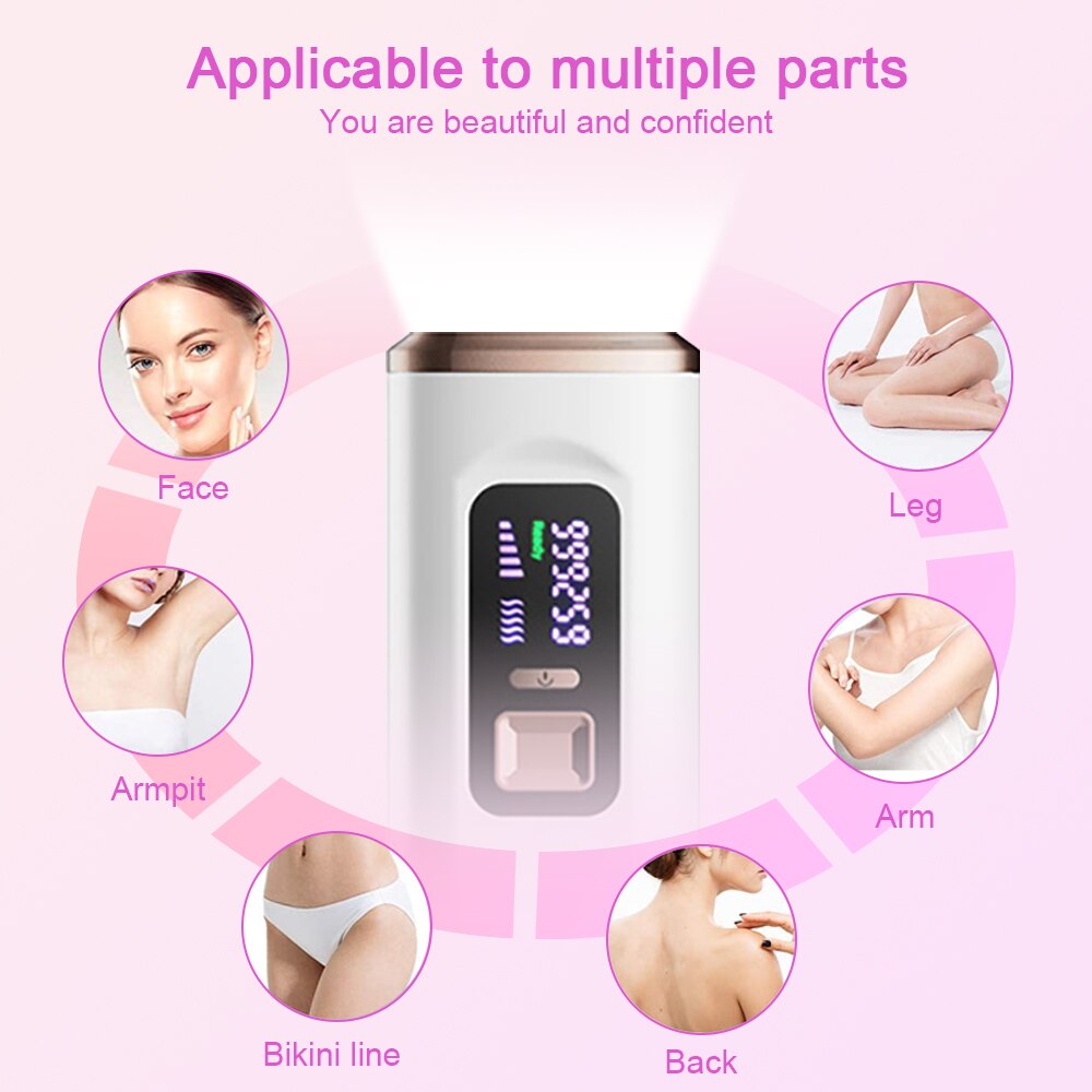 Hair Removal IPL Laser Epilator for Women Body Bikinis Painless IPL Pulsed Light Epilator Laser Hair Remover Depilation Machine