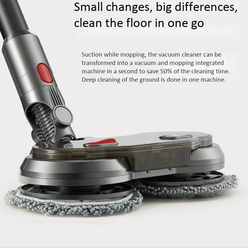 Promotion!Electric Wet Dry Mopping Head for Dyson V7 V8 V10 V11 Replaceable Parts with Water Tank Mop Head Mop Pads Water Cup