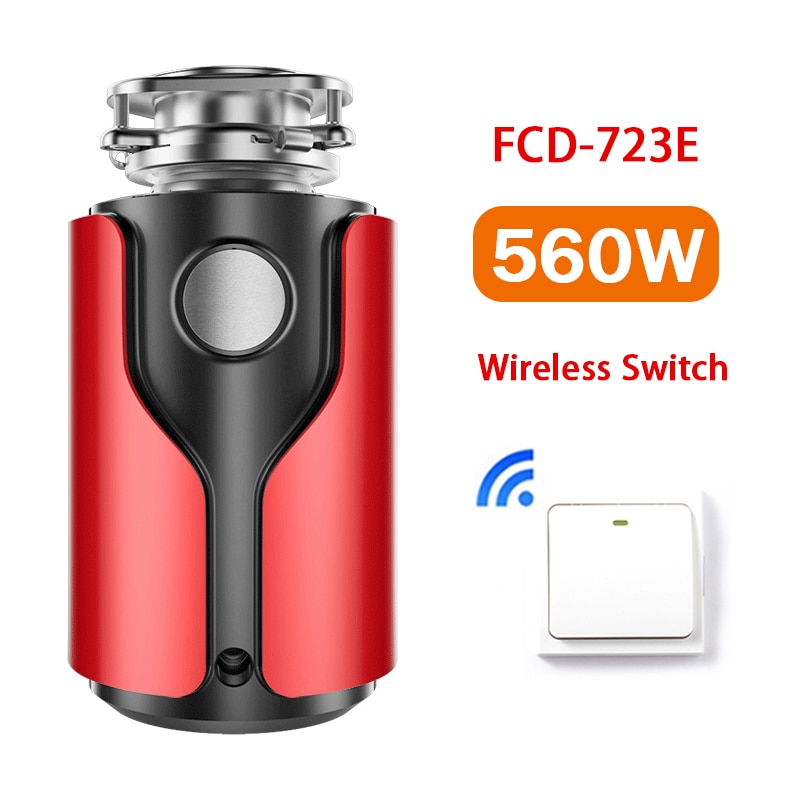 Food Waste Disposer Smart Remote Switch Food Crusher Stainless steel Grinder Kitchen Appliances Garbage Disposal Material