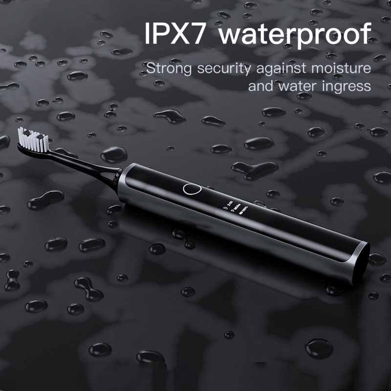 Nandme NX9000 Electric Toothbrush Ultrasonic IPX7 Waterproof Smart LCD display Inductive charging Deep Cleaning Tooth Brush