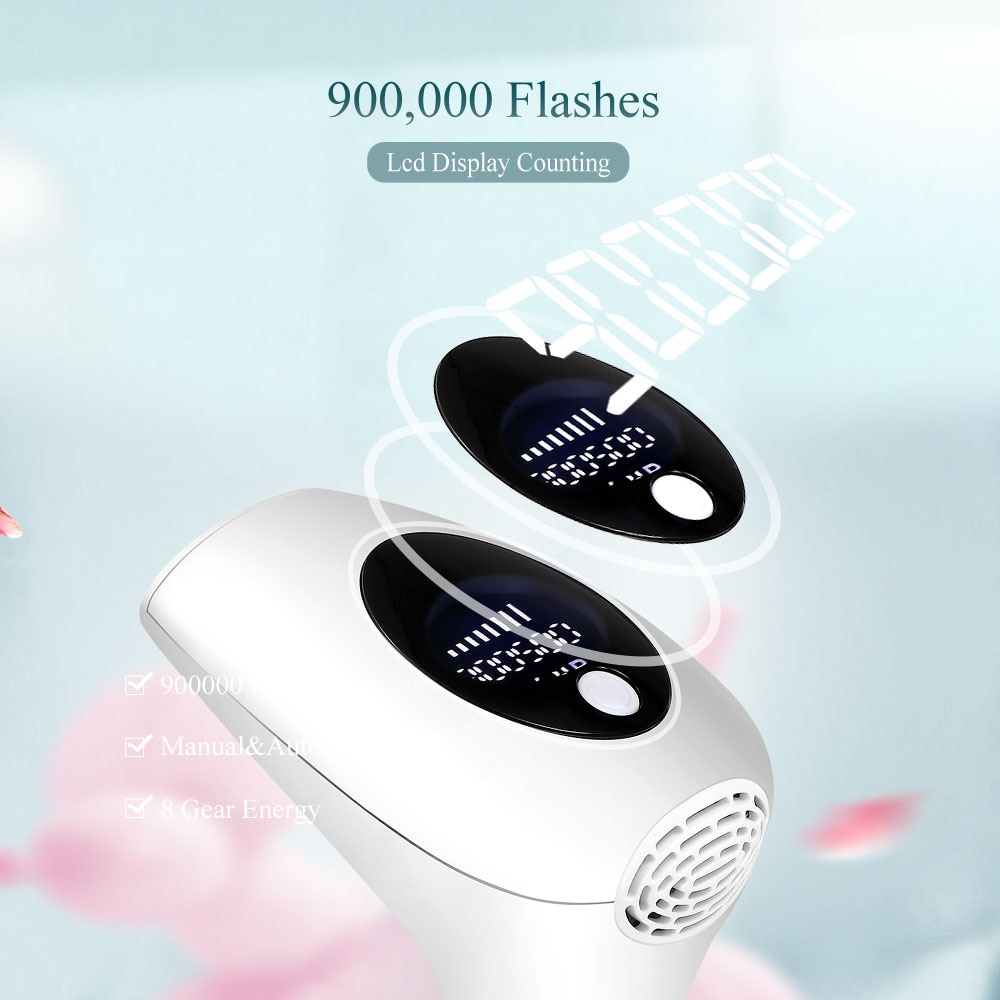 Professional laser facial body bikini hair removal IPL female epilator painless pulsed light women leg depilatory device tool