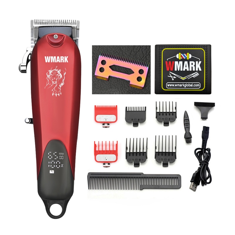 WMARK NG-103Plus NG-103B Professional Cordless Hair Clippers Hair Cutter Hair Cutting Machine Hair Trimmer 6500 rpm