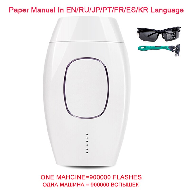 1800000 Flash Permanent IPL Epilator Laser Hair Removal depiladora facial Electric photoepilator Painless Hair Remover dropship