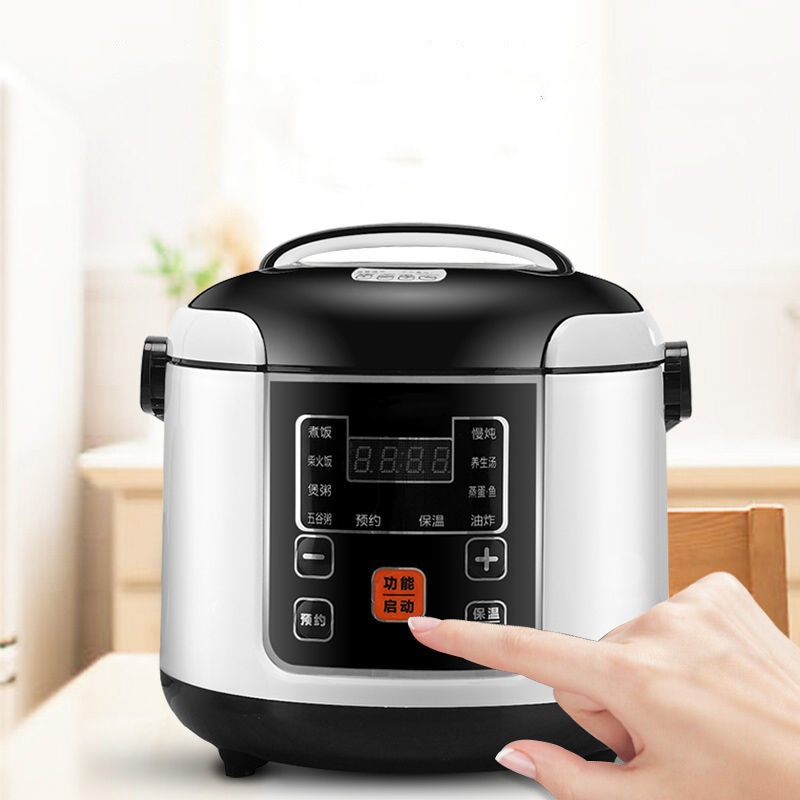 12V 24V Electric Rice Cooker Car Truck Multicooker Soup Porridge Cooking Food Steamer 2L Electric Lunch Box Home Rice Cookers