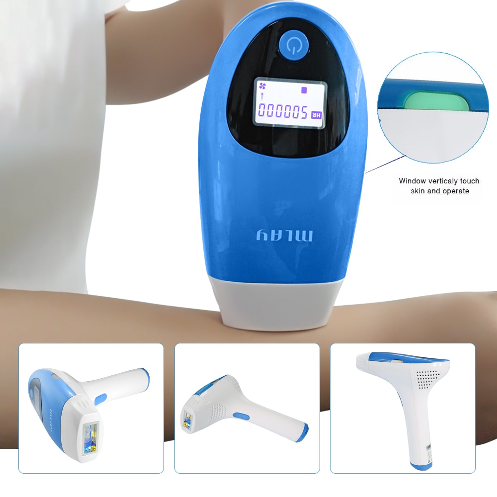 Mlay IPL Depiladora Laser Hair Removal Device with 500000 Shots Bikini Body Face Hair Removal Machine Laser Epilator for Women
