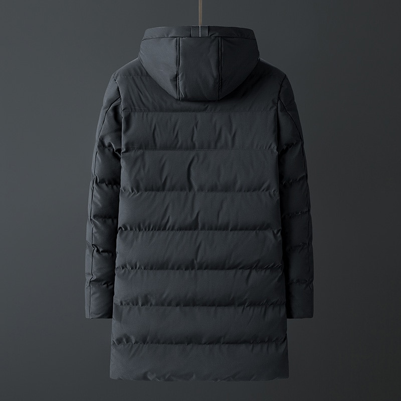 Varsanol New Men's Parkas Long Cotton Winter Jacket Coat For Men Brand Bomber Jacket Thick Parka Homme Warm Tops -20 Degree