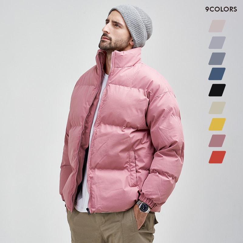 2022 Winter New Men Padded Cotton Jacket Coat Plus Size 8XL Outerwear Warm Quilted Parka All-match Loose Basic Puffer Jacket Men