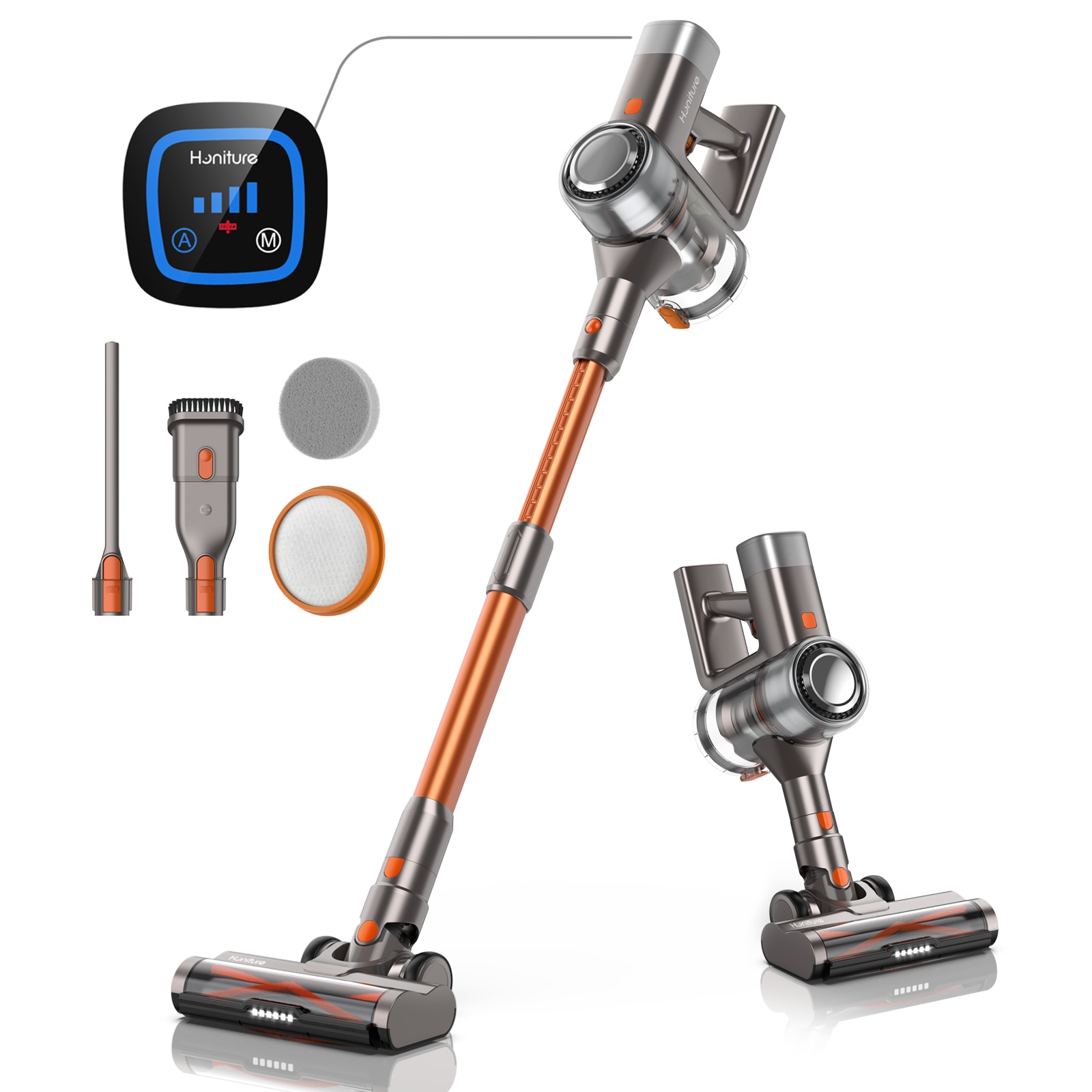 400W 33Kpa Wireless Handheld Cordless Vacuum Cleaner S11 45Mins Removable Battery with display Smart Home Appliance Aspiradora