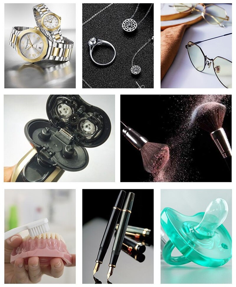 Smart Home Ultrasonic Cleaner for Jewelry Glasses Circuit Board Watches Denture Teeth Razor Ultrasound Cleaning Washing Machine