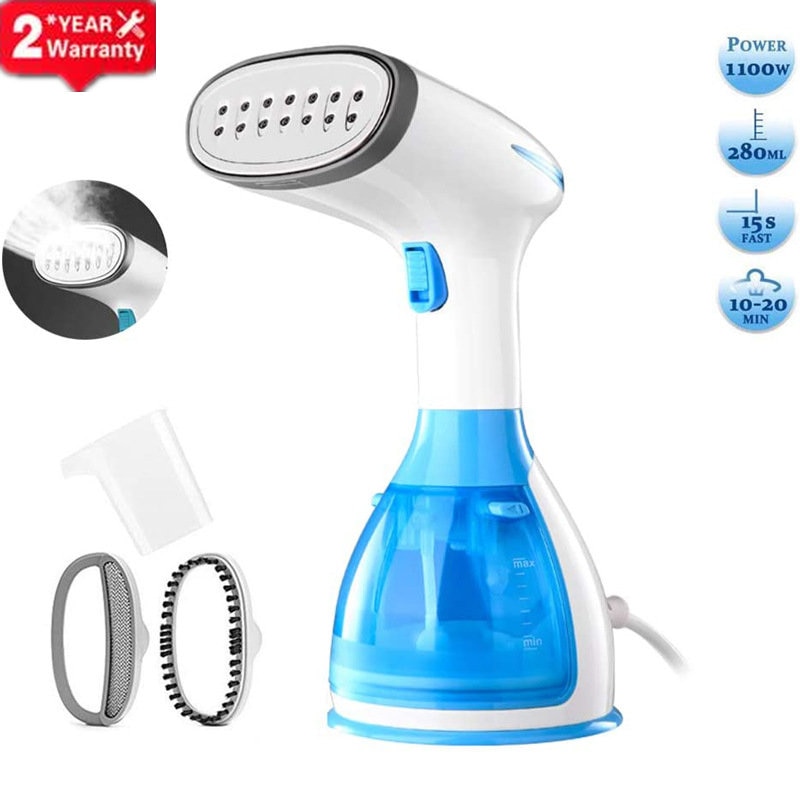 Handheld Garment Steamer Steamer Iron for Clothes 1500W Mini Portable Travel Household Fabric Wrinkle Remover 15s Fast Heat-up