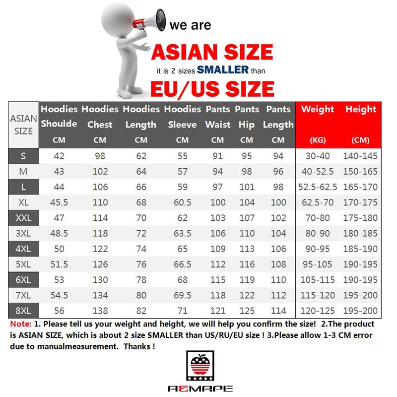 Brand Mens Fleece Men Set Winter Thick Tracksuit Male Winter Warm Hooded Outerwear Suit Mens Hoodies + Pants Sportswear Sets