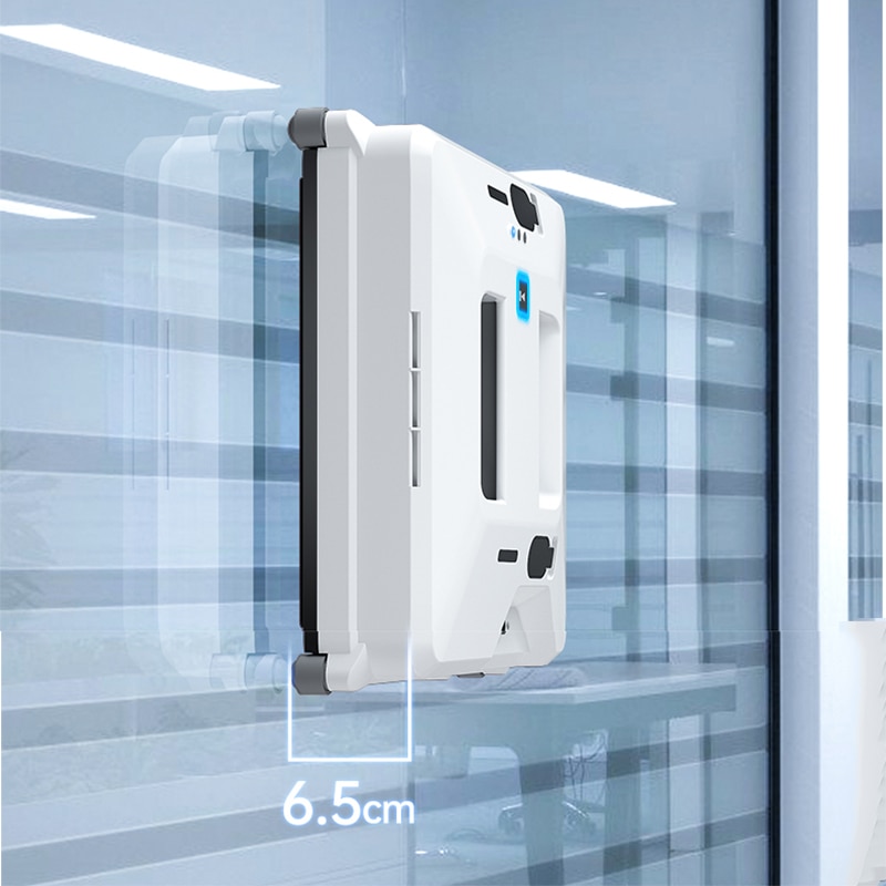 Phoreal W130 Window Cleaner Robot Square High Suction for Window Tile Wall washing, Magnetic Window Cleaner W140 Water Spray