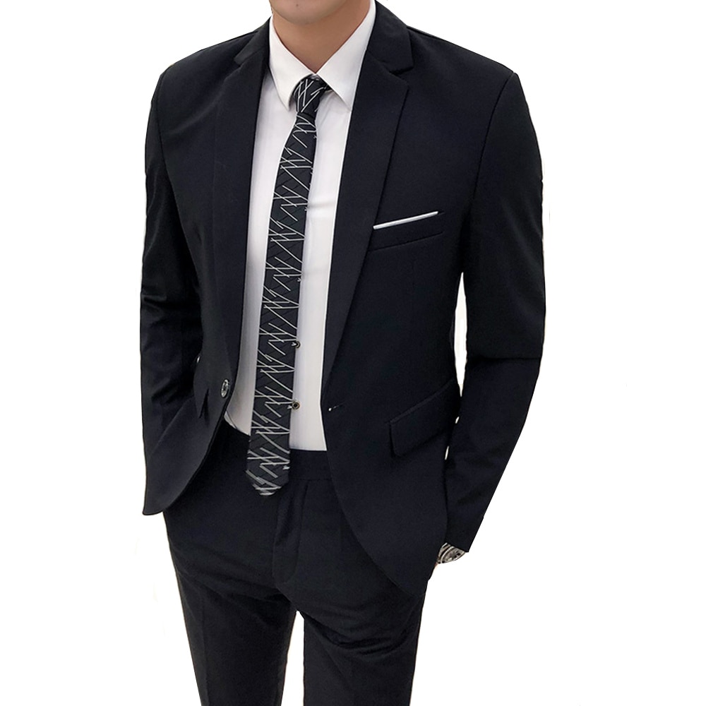 Blazers Pants Vest 3 Pieces Sets / Fashion Men's Casual Boutique Business Wedding Groomsmen Suit Jacket Coat Trousers Waistcoat