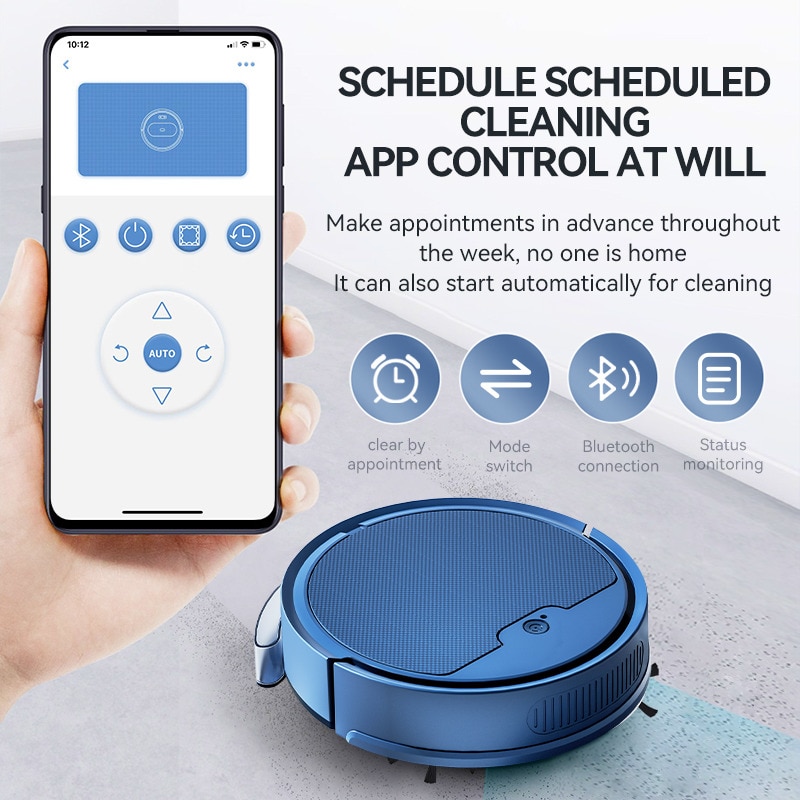Xiaomi Vacuum Cleaner APP Remote Automatic Control Sweeping Robot with Water Tank Sweep and Wet Mopping Vacuum Cleaning Mute