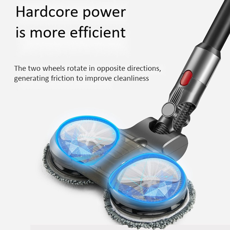 Promotion!Electric Wet Dry Mopping Head for Dyson V7 V8 V10 V11 Replaceable Parts with Water Tank Mop Head Mop Pads Water Cup