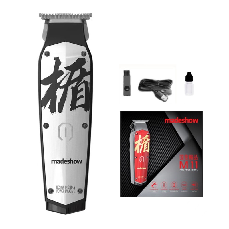 Professional Hair Clipper For Man Madeshow M10 M11 Beard Trimmer Barber 0mm Bald Head Trimmer Hair Cutting Machine 7000 RPM
