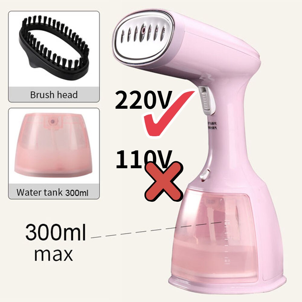 Handheld Garment Steamer Steamer Iron for Clothes 1500W Mini Portable Travel Household Fabric Wrinkle Remover 15s Fast Heat-up