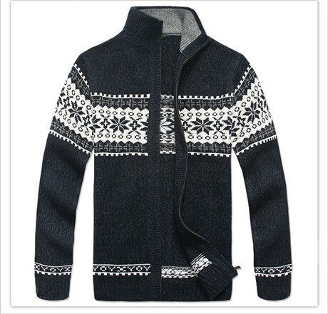 Sweater Male 2020 Wool Cotton Cardigan Autumn Men's Winter Sweater  Kint Wear Knitwear Coats Clothing