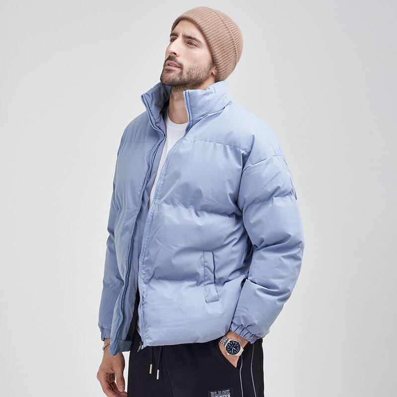 2022 Winter New Men Padded Cotton Jacket Coat Plus Size 8XL Outerwear Warm Quilted Parka All-match Loose Basic Puffer Jacket Men