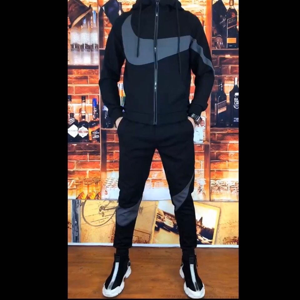 Men's suits autumn winter cotton clothes suit man sports fashion sweatshirt