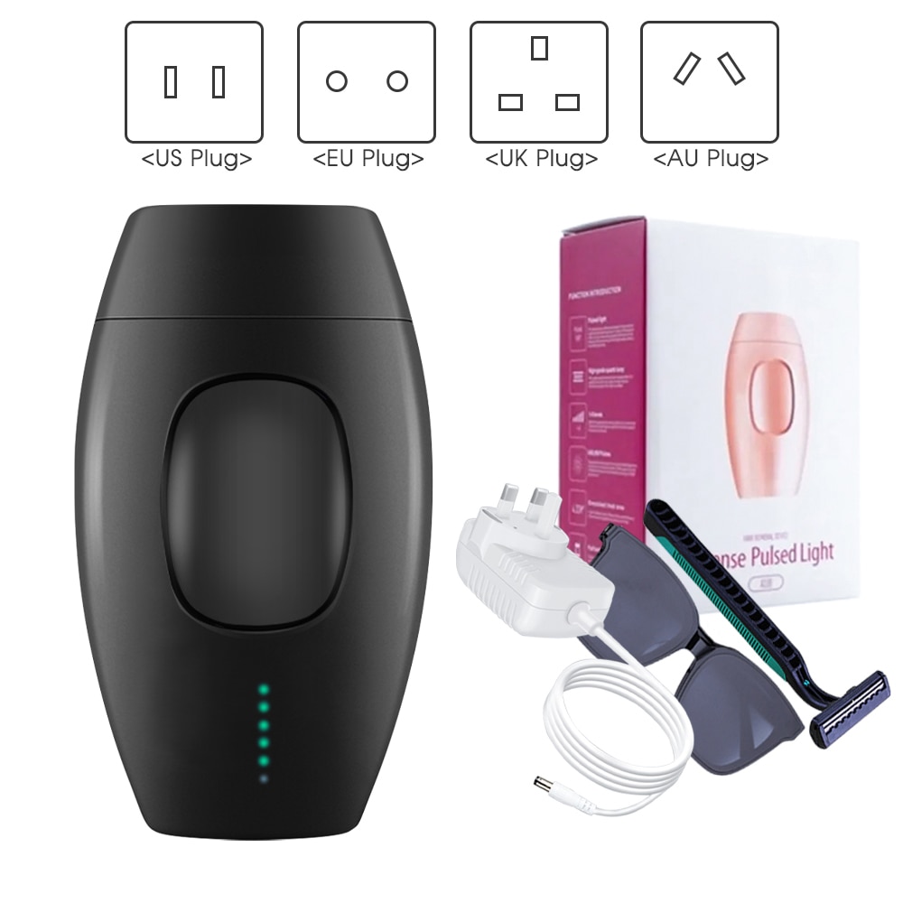 [ZS] Portable 600000 Pulsed Light Detachable Lamp Head IPL Flash Epilator Professional Painless Laser For Hair Removal Permanent