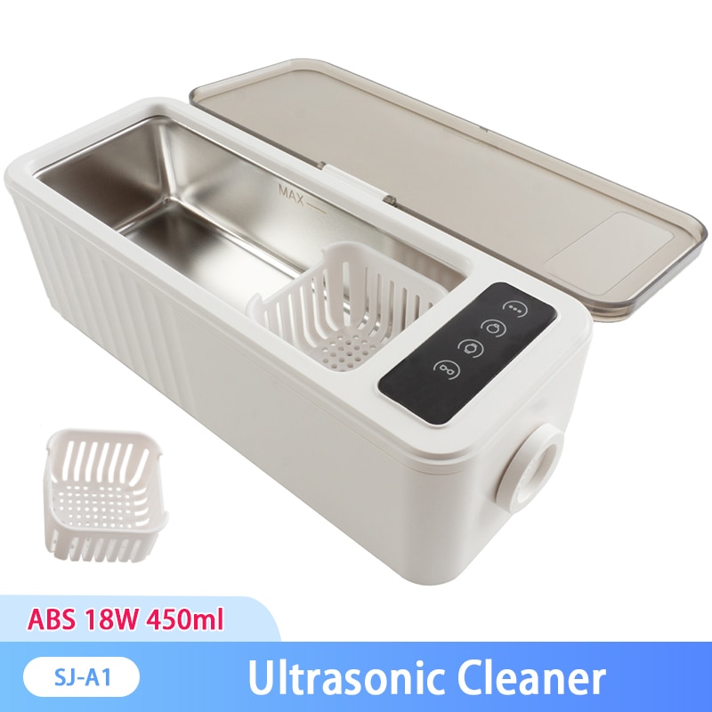 45kHz Ultrasonic Cleaning Machine High Frequency Vibration Wash Cleaner Washing Jewelry Glasses Watch Washing Small Ring