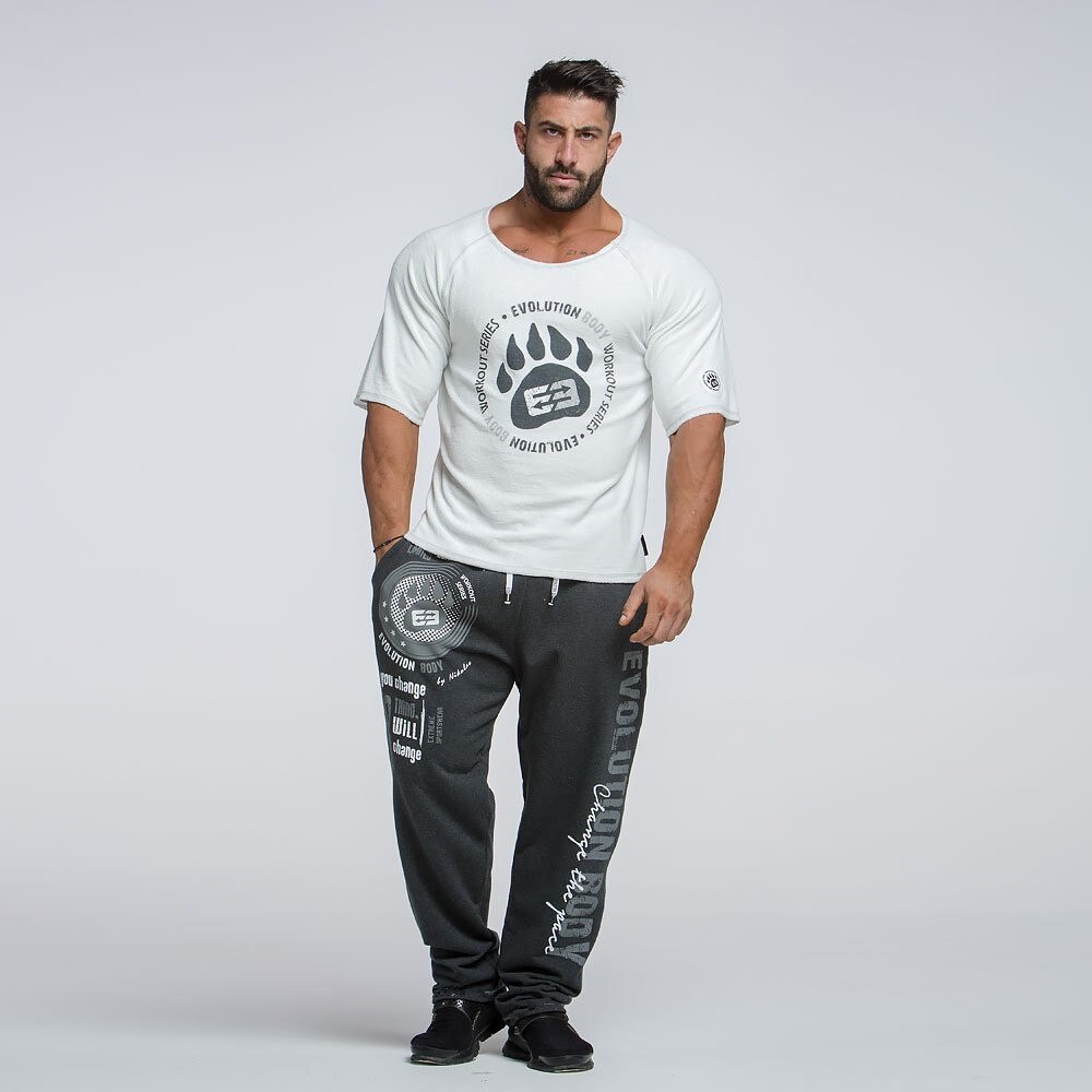 Autumn New Gray Running Jogging Casual Pants Men's Cotton Soft Bodybuilding Sports Harlem Pants Gym Fitness Loose Training Pants