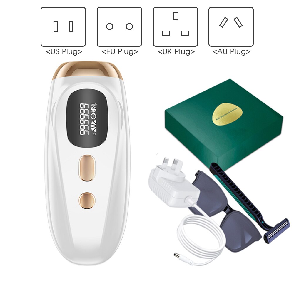 [ZS] 999,999 Flashes IPL 5 Mode Underarm Epilator Painless Whole Body Photoepilator For Women Armpit Laser Pubic Hair Removal