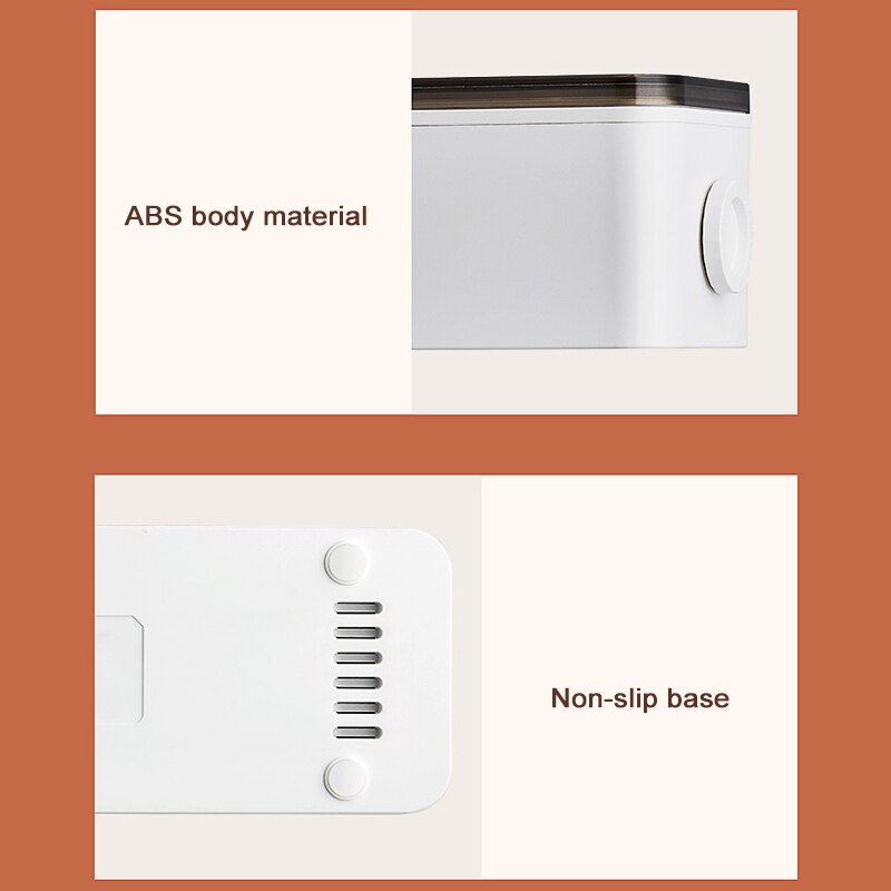 45kHz Ultrasonic Cleaning Machine High Frequency Vibration Wash Cleaner Washing Jewelry Glasses Watch Washing Small Ring