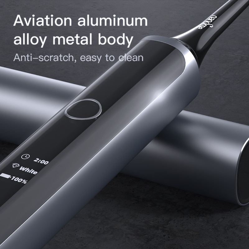 Nandme NX9000 Electric Toothbrush Ultrasonic IPX7 Waterproof Smart LCD display Inductive charging Deep Cleaning Tooth Brush