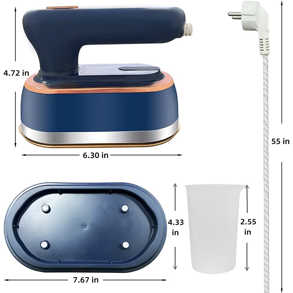 REUP Portable Garment Steamers Steam Iron for Clothes Wet Dry Hand Held Ironing Machine 15s Fast-Heat Cleaner 1200w Ironing