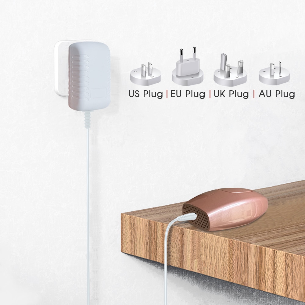 [ZS] Portable 600000 Pulsed Light Detachable Lamp Head IPL Flash Epilator Professional Painless Laser For Hair Removal Permanent