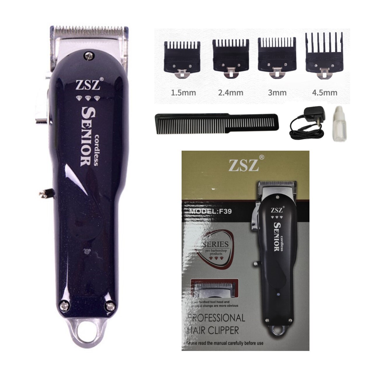 ZSZ Professional Gradient Hair Clipper Hair Salon Tools Haircut Machine Oil Head Retro High Quality Hair Trimmer Barbers Tools