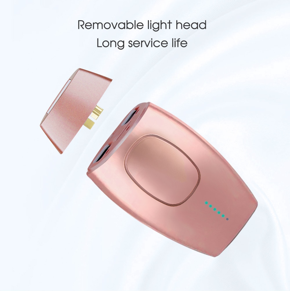 [ZS] Portable 600000 Pulsed Light Detachable Lamp Head IPL Flash Epilator Professional Painless Laser For Hair Removal Permanent