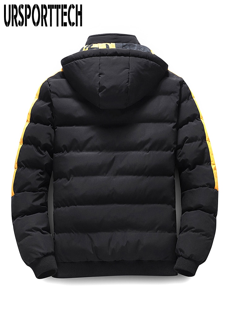 Reversible Winter Jacket Men Outdoor Hooded Men Winter Male Jacket Parka Coat Oversize 2 Side Wear Men Down Jackets Overcoat