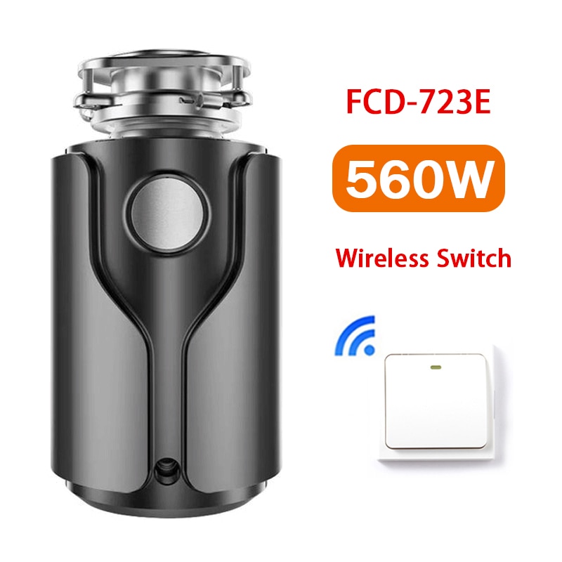 Food Waste Disposer Smart Remote Switch Food Crusher Stainless steel Grinder Kitchen Appliances Garbage Disposal Material