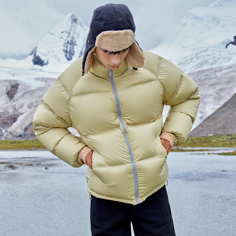 SEMIR Lightweight Down Jacket Men Winter Stand-Up Collar Cloud Couple Clothes Thick Coat Brand Winter Clothes