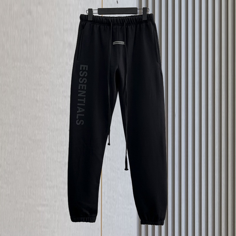 Oversized Fashion Essentials Sports Pants Rubber Letter High Street Sweatpants Pants Hip Hop Loose Unisex 100% Cotton Jogging