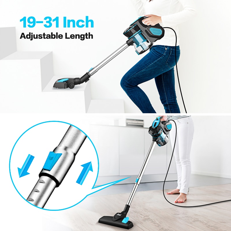 INSE I5 Household Vacuum Cleaner Power Suction Car Vacuum Cleaner Vertical Clean Vacuum Cleaner Handheld Sweeper Mopping Machine