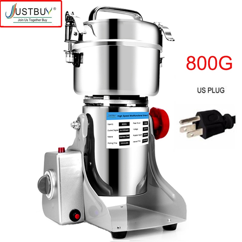 2500G /1000G/800G Coffee Grinder Machine Herb Grain Spices Mill Medicine Wheat Mixer Dry Food Grinder