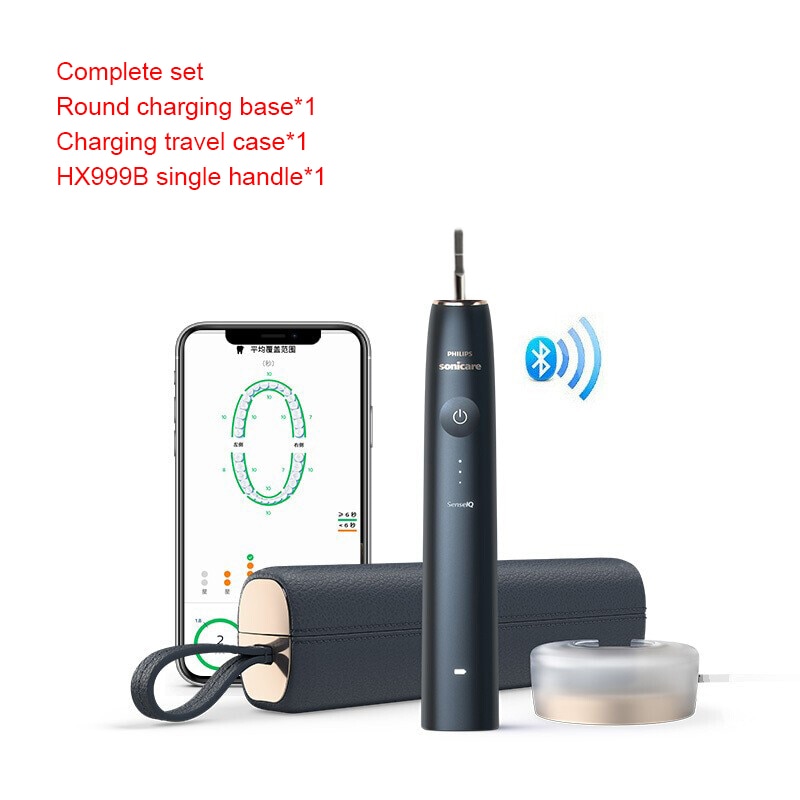 New Listing Sonicare Electric Toothbrush HX9900 HX999B for philips Bluetooth Touch Screen Waterproof Portable Charging