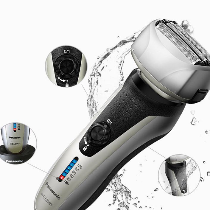 Panasonic ES-RF41 RF31 Electric Shaver Smart 4 Cutter Head with Fast Charging Body Wash Razor IPX7 Waterproof Support Wet &Dry