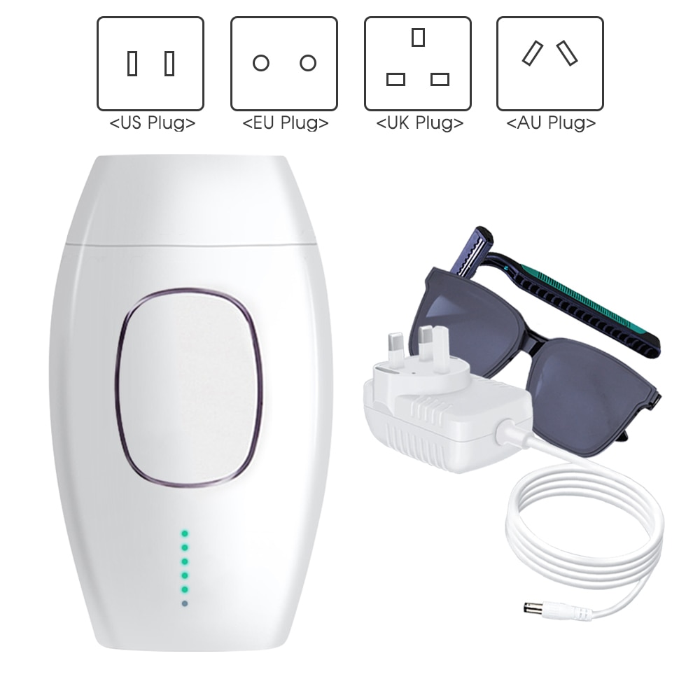 [ZS] Portable 600000 Pulsed Light Detachable Lamp Head IPL Flash Epilator Professional Painless Laser For Hair Removal Permanent