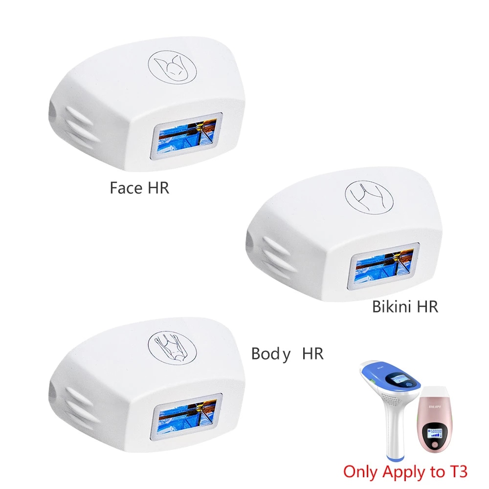 MLAY T3 Depilator Accessories Quartz Lamps 500000 Shots Hair Removal Lenses Use For Bikini Face Body Small Caps Special Lamp