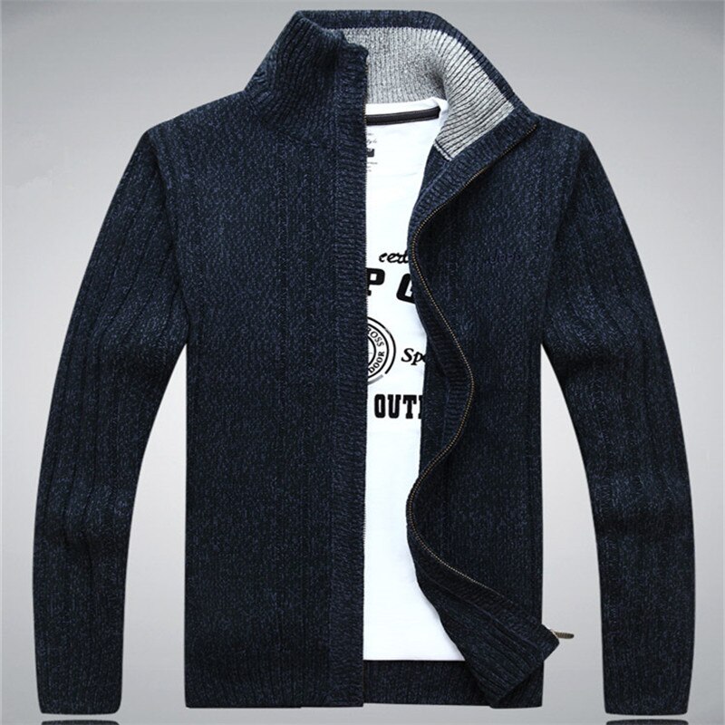 Sweater Male 2020 Wool Cotton Cardigan Autumn Men's Winter Sweater  Kint Wear Knitwear Coats Clothing